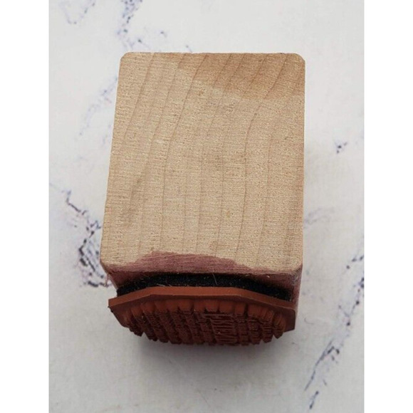 Friends Friendship Circler Small 1x1 Wood Mounted Rubber Block Stamp - Picture 7 of 7